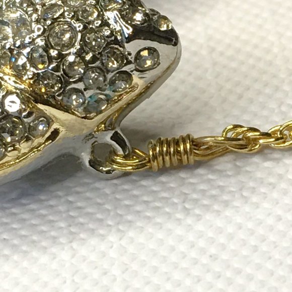 𝐀𝐋𝐄𝐗𝐈𝐒 𝐁𝐈𝐓𝐓𝐀𝐑 Labradorite & Crystal Love Birds Pendant Necklace - Picture 7 of 11